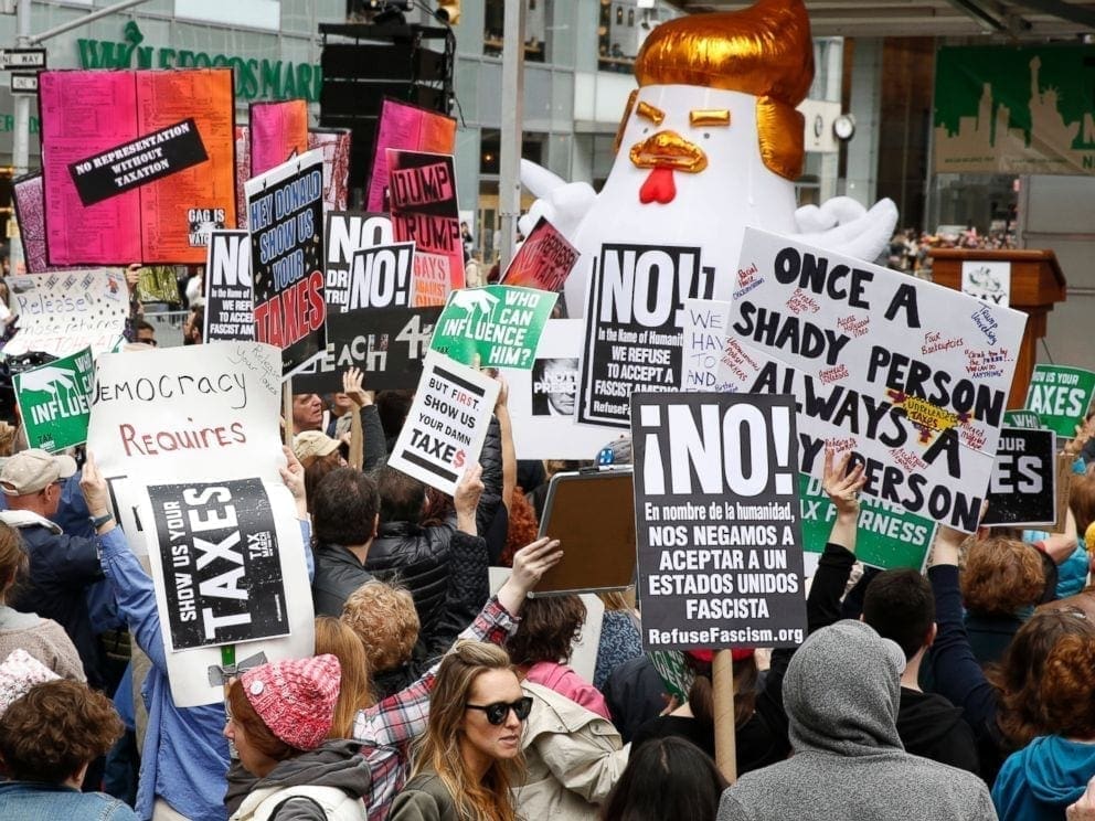 I Went To An Anti-Trump Tax March And This Is What I Found